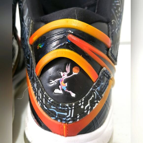 Nike Lebron VIII QS "Space Jam A New Legacy" Men's Shoes Black-White-Multi-color - Picture 8 of 16